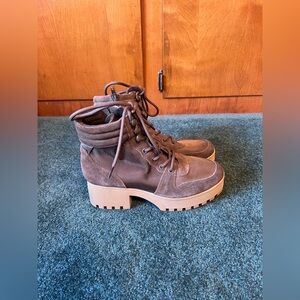 STEVE MADDEN GREATER COMBAT BOOT OLIVE GREEN Size 7.5